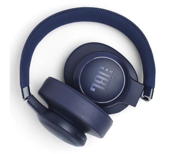 JBL LIVE 650BTNC Wireless Bluetooth Noise-Cancelling Headphones - Blue - Image 5