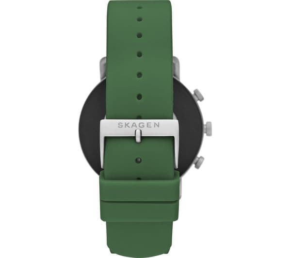 SKAGEN Falster 2 Smartwatch - Green, Silicone Strap - Image 2