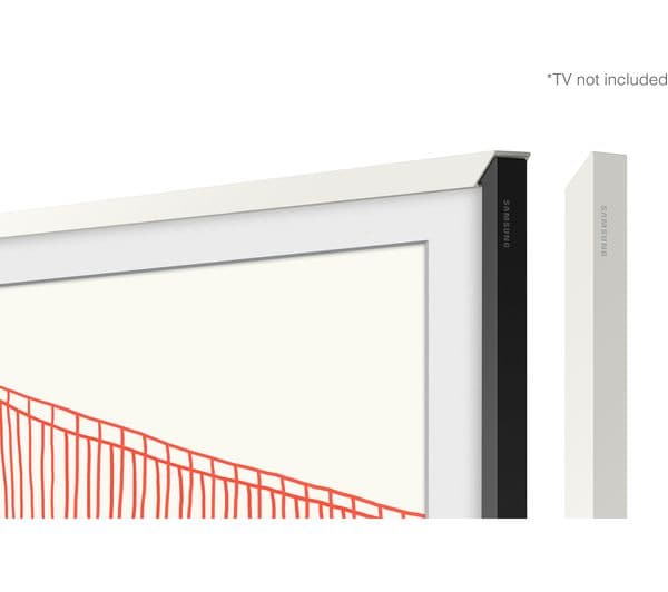 SAMSUNG Modern 85" Customisable Frame Bezel - White - Image 4