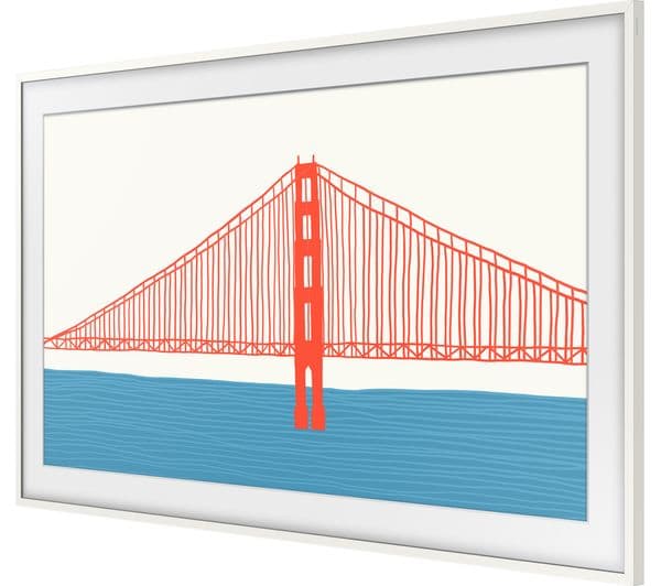 SAMSUNG Modern 85" Customisable Frame Bezel - White - Image 6