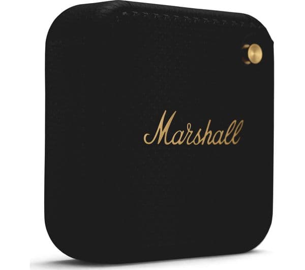 MARSHALL Willen Portable Bluetooth Speaker - Black & Brass - Image 1