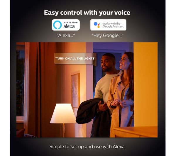 PHILIPS HUE White & Colour Ambiance Smart LED Spotlight - GU10, Triple Pack - Image 5