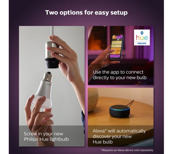 PHILIPS HUE White & Colour Ambiance Smart LED Spotlight - GU10, Triple Pack - Image 6