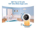 VTECH RM5766HD 5" LCD Screen Smart Video Baby Monitor - White thumbnail 2