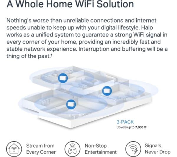 MERCUSYS Halo H80X WiFi System Triple Pack - Image 4