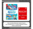Nintendo Switch Neon Red & Blue with Sports & Nintendo Switch Online 12 Month Membership thumbnail 3