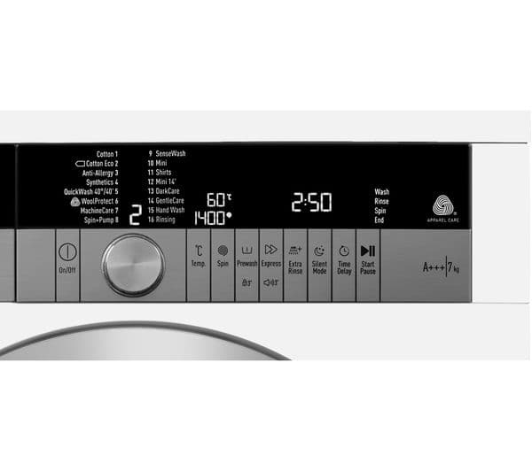 GRUNDIG GWN47430CW Washing Machine - White - Image 3