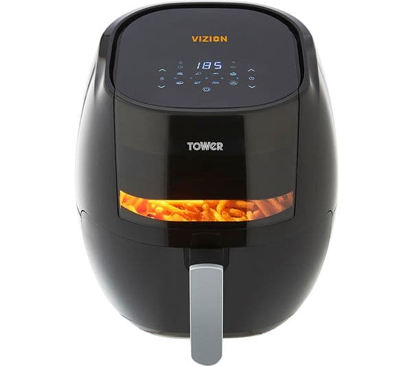 TOWER Vortx Vizion T17072 Air Fryer - Black - Image 1