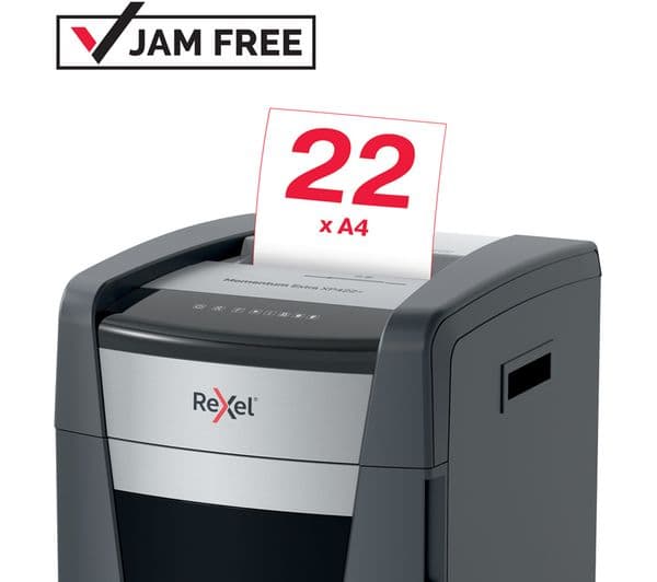 REXEL Momentum Extra XP422+ Cross Cut Paper Shredder - Image 2