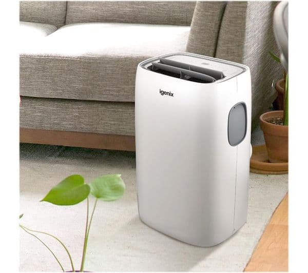 IGENIX 9000 BTU 4-in-1 Portable Air Conditioner - White - Image 2