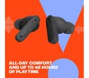 JBL Tune Beam Wireless Bluetooth Noise-Cancelling Earbuds - Blue thumbnail 3