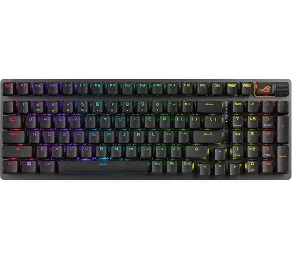 ASUS ROG Strix Scope II 96 Wireless Mechanical Gaming Keyboard - Black - Image 2
