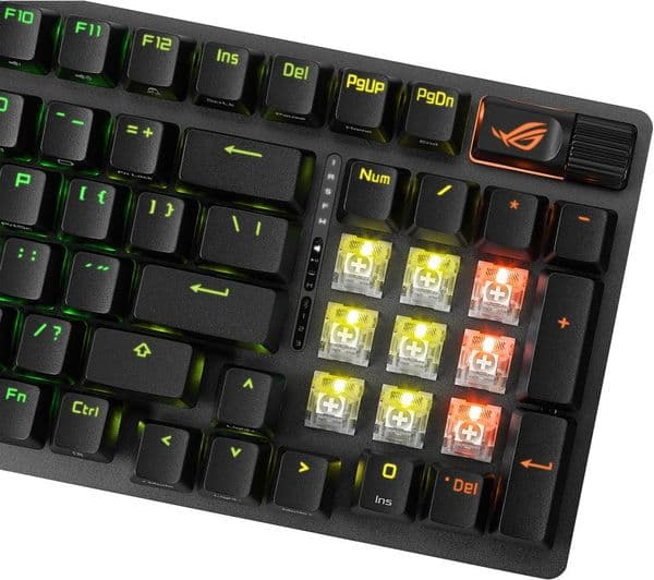 ASUS ROG Strix Scope II 96 Wireless Mechanical Gaming Keyboard - Black - Image 9