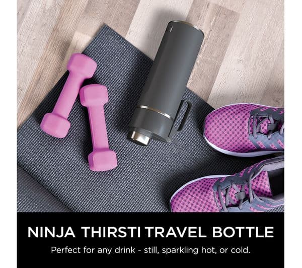 Ninja Thirsti Travel Water Bottle - Grey, 700 ml - Image 2