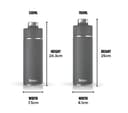 Ninja Thirsti Travel Water Bottle - Grey, 700 ml thumbnail 5