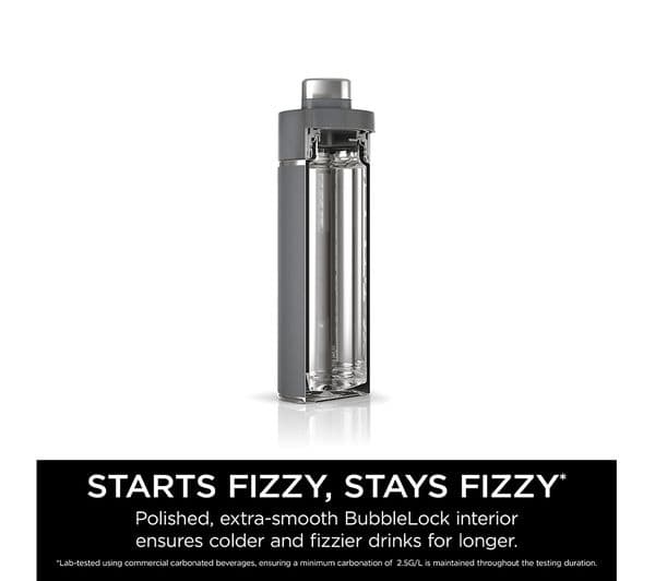 Ninja Thirsti Travel Water Bottle - Grey, 700 ml - Image 8