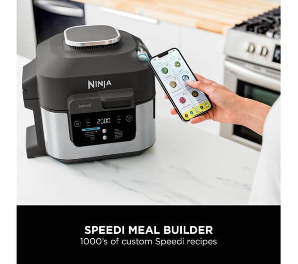 Ninja Speedi 12-in-1 ON500UK Multi-cooker & Air Fryer - Black & Stainless Steel - Image 8