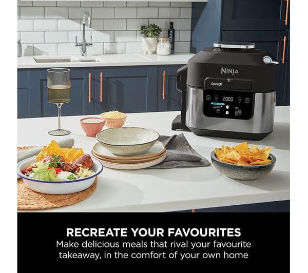 Ninja Speedi 12-in-1 ON500UK Multi-cooker & Air Fryer - Black & Stainless Steel - Image 9