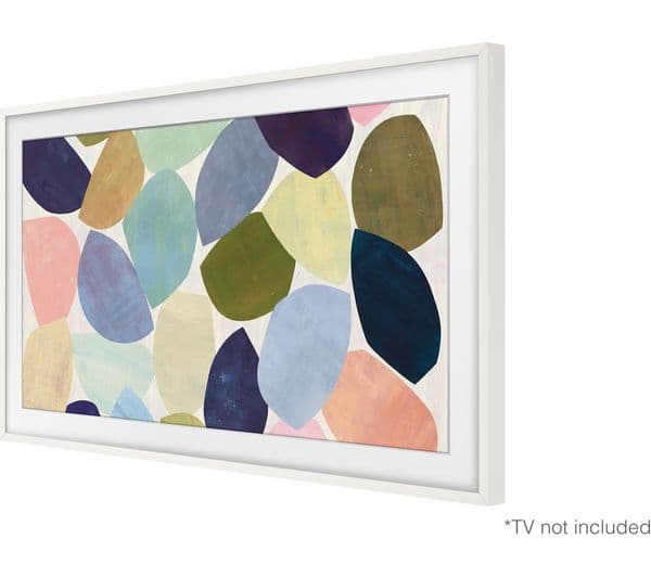 SAMSUNG 75" Customisable Frame Bezel - White Plastic - Image 1