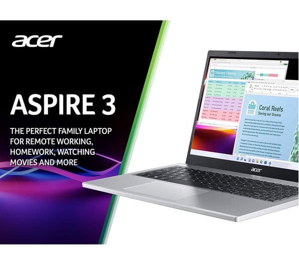 ACER Aspire 3 15.6" Laptop - AMD Ryzen 5, 1 TB SSD, Silver - Image 4