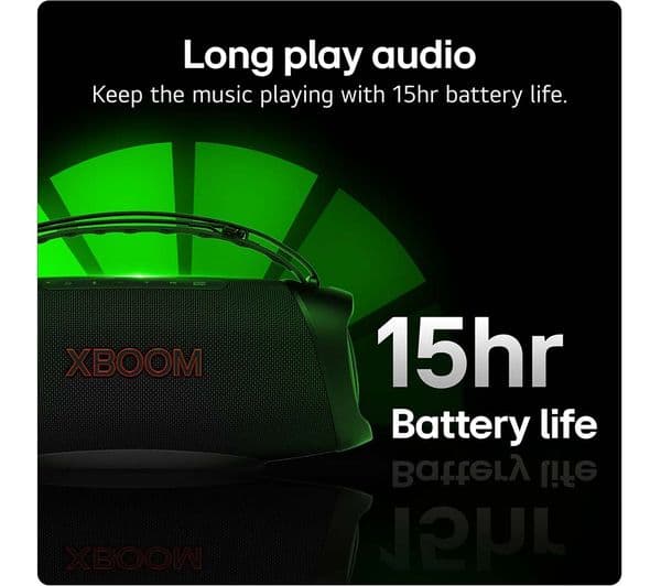 LG XBOOM Go XG8 Portable Bluetooth Speaker - Black - Image 6