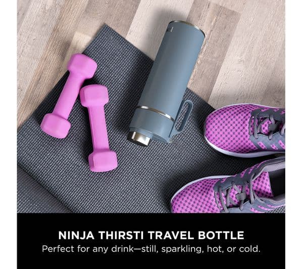Ninja Thirsti Travel Water Bottle - Blue, 700 ml - Image 2