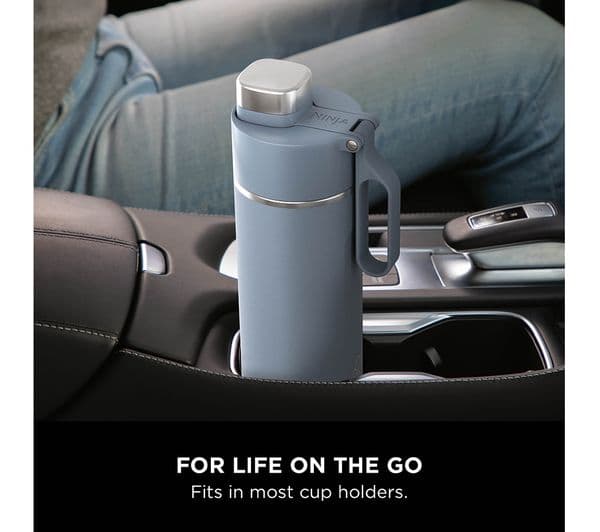 Ninja Thirsti Travel Water Bottle - Blue, 700 ml - Image 7
