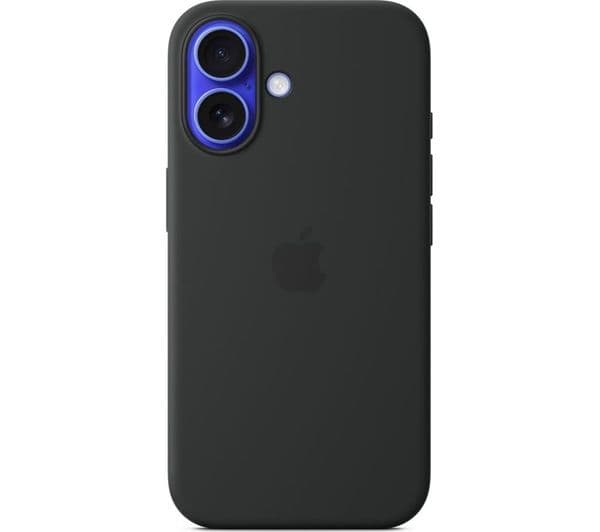 Apple iPhone 16 Silicone Case Black - Image 1