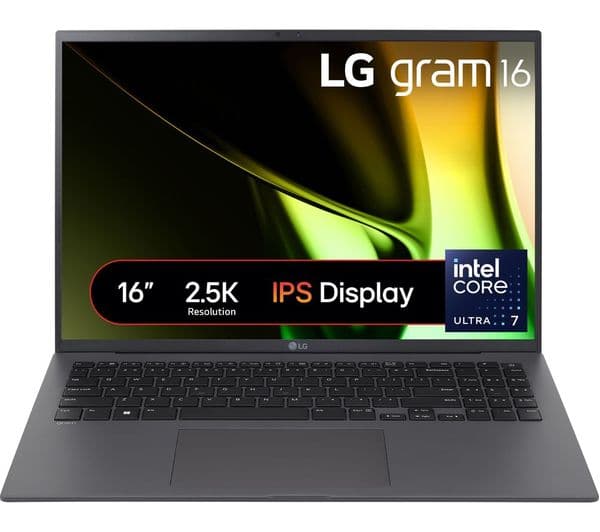 LG gram 16 16Z90S-G.AA79A1 16" Laptop - Intel® Core™ Ultra 7, 1 TB SSD, Grey - Image 1