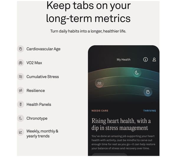 Oura Ring 5 Bluetooth Smart Ring Sleep Health Fitness Tracker Titanium Size 11 - Stealth - Image 4