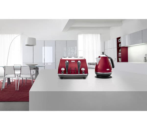 DELONGHI Micalite KBOM3001R Jug Kettle - Red - Image 3