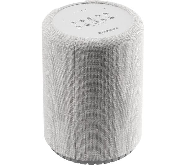 AUDIO PRO G10 Wireless Multi-room Speaker with Google Assistant - Light Grey - Image 1