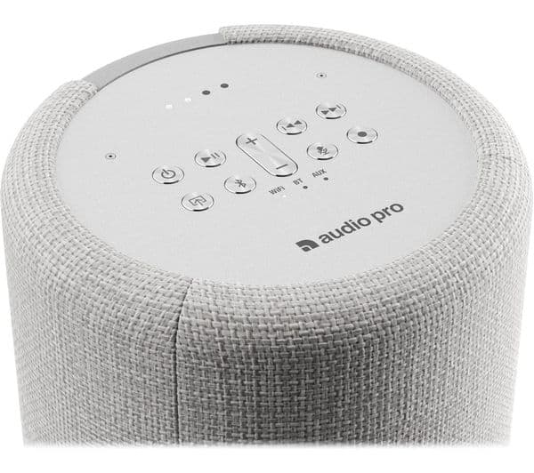 AUDIO PRO G10 Wireless Multi-room Speaker with Google Assistant - Light Grey - Image 4