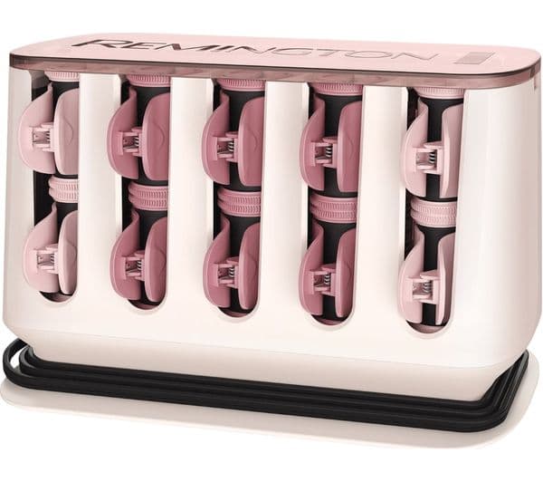 REMINGTON PROluxe H9100 Ceramic Rollers - White & Rose Gold - Image 1