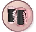 REMINGTON PROluxe H9100 Ceramic Rollers - White & Rose Gold thumbnail 2