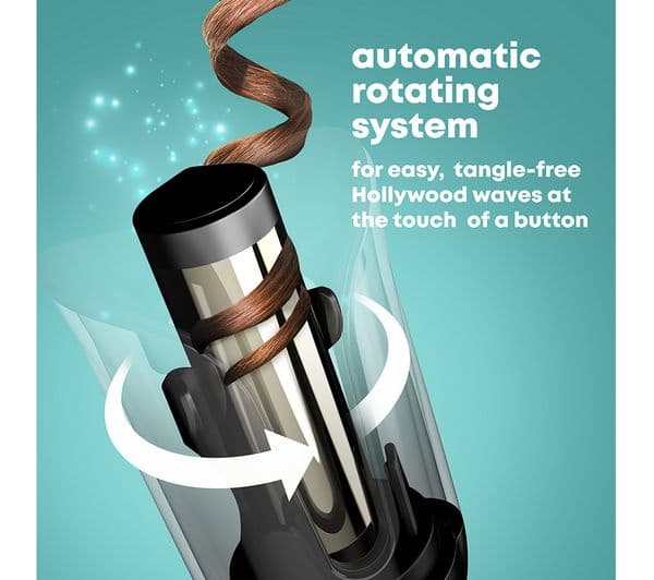 REVAMP Hollywood Wave Auto-Rotate Ceramic Curler - Black - Image 8