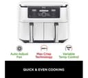 Ninja Foodi MAX Dual Zone AF400UKWH Air Fryer - White thumbnail 10
