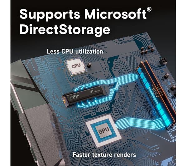 CRUCIAL T500 M.2 Internal SSD with Heatsink - 1 TB - Image 7