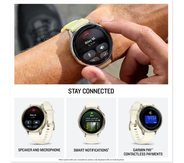 Garmin Venu 4 Smartwatch 41mm Slate Black - Image 4