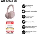 Sony WH-1000XM6 Headphones Pink thumbnail 2