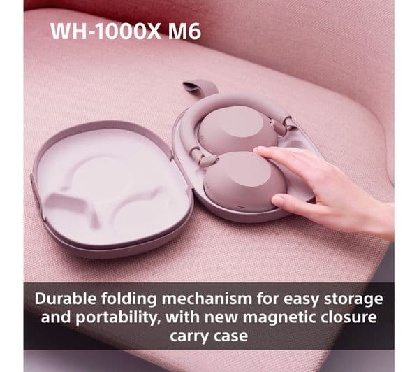 Sony WH-1000XM6 Headphones Pink - Image 6