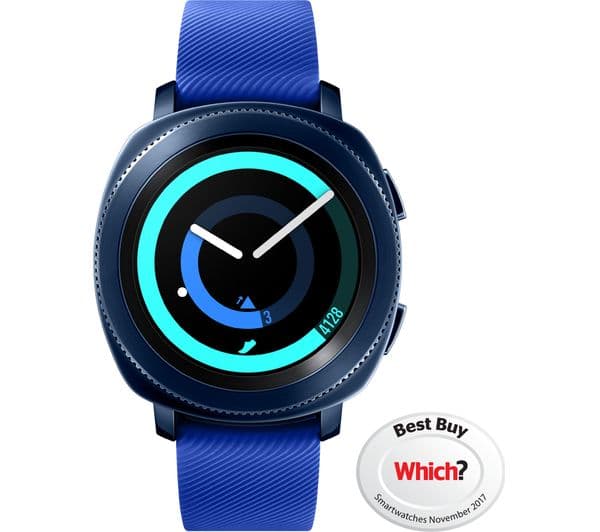 SAMSUNG Gear Sport - Blue, Silicone Strap - Image 3
