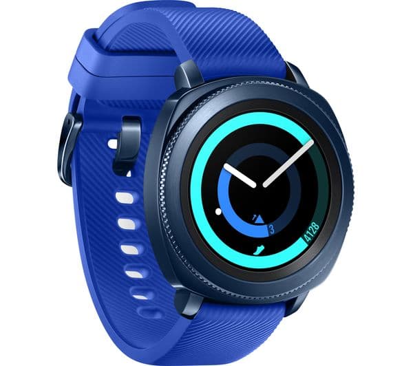 SAMSUNG Gear Sport - Blue, Silicone Strap - Image 6