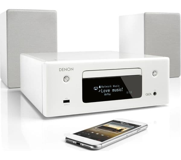 DENON CEOL N10 Wireless Smart Sound Hi-Fi System - White - Image 3