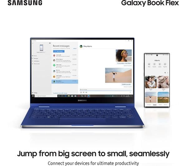 SAMSUNG Galaxy Book Flex 15" 2 in 1 Laptop - Intel® Core™ i7, 512 GB SSD, Royal Blue - Image 2