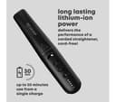 REVAMP Liberate Cordless Compact Ceramic Hair Straightener - Black thumbnail 9