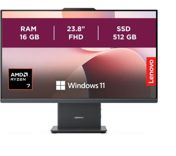 LENOVO IdeaCentre AIO 3 27" All-in-One PC - AMD Ryzen 7, 512 GB SSD, Black - Image 10