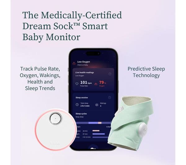 OWLET Dream Sock OWSD-1-MT Smart Baby Activity Tracker - Mint - Image 6