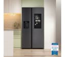 SAMSUNG Bespoke AI Family Hub RS90F66BEFEU American-Style Smart Fridge Freezer with On-device Bixby - Black thumbnail 1