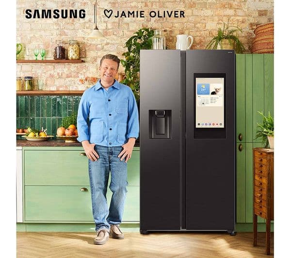 SAMSUNG Bespoke AI Family Hub RS90F66BEFEU American-Style Smart Fridge Freezer with On-device Bixby - Black - Image 9